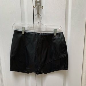 Fashion Nova Faux Leather Skort